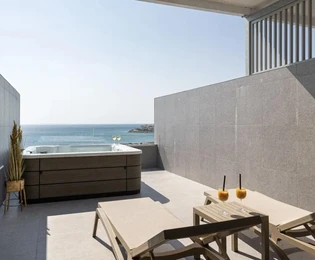 Pag, Povljana, Zweizimmerwohnung, erste Reihe zum Meer, 72,56 m²