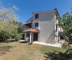 Istria, Poreč: Casa moderna con piscina e vista mare