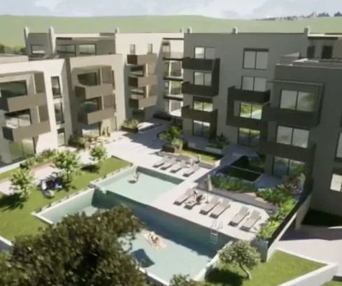 Istrien, Tar: Moderne Wohnung mit Balkon und Pool