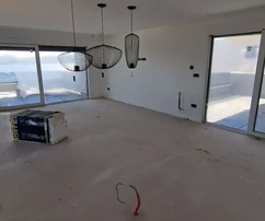 Seget D., attico 174 m2, edificio nuovo, vista mare panoramica, 2 garage