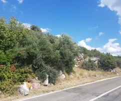 Marina, Poljica, építési telek 1850 m2, 150 m-re a tengertől