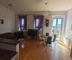 Rijeka, Stadtzentrum, komfortable Vierzimmerwohnung 117 m² mit Meerblick