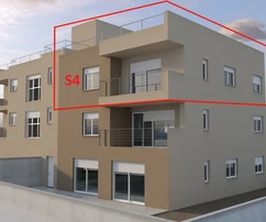 Vodice - S4 apartment three bedroom apartment with rooftop terrace, sea view