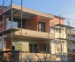 Primošten, banlieue, maison neuve de 250 m², trois chambres et vue sur la mer, à 100 m de la plage