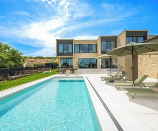 Istrie, Rovinj : Villa moderne avec piscine, intimité