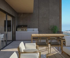 Istrie, Umag - Green Tower Rezidence, třípokojový byt s terasou v 6. patře
