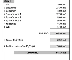 Istrien, Tar: Wohnung mit 3 Schlafzimmern und Pool