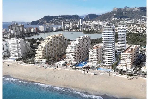 Nowoczesne mieszkanie nad morzem z widokiem w Calpe