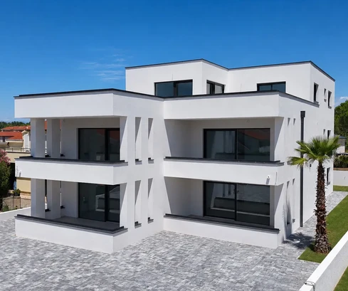 ( S1 ) Luxuriöse Zweizimmerwohnung - Privater Garten - 2 Parkplätze