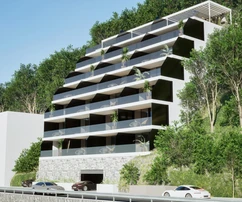 Penthouse mit Panoramablick in Dugi Rat zu verkaufen in Kroatien