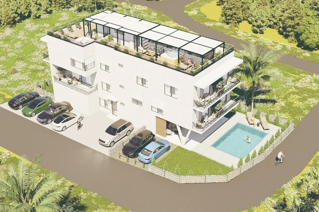 Eladó apartman Privlakán - új építésű - 100 m-re a tengertől