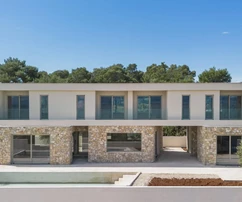 Šolta, villa moderna unica con vista aperta sul mare