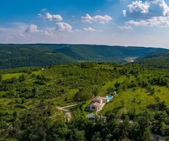Istrien, Grožnjan, Abgelegene luxusvilla mit panoramablick