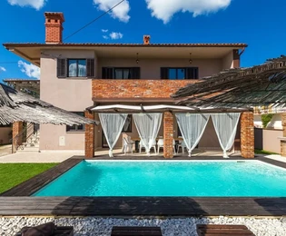 Útulný dům s bazénem, Istrie, Barban