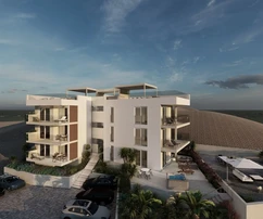 Čiovo, Okrug G., appartamento con due camere da letto, giardino e parcheggio, vista mare