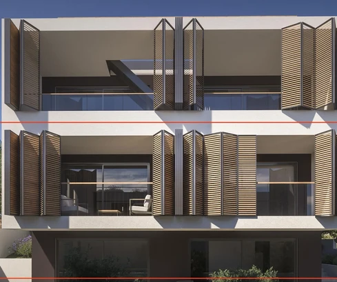Vodice, moderní dvoupodlažní apartmán se zahradou v exkluzivní nové zástavbě