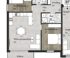 Istrien, Tar: Geräumige Wohnung mit Poolzugang