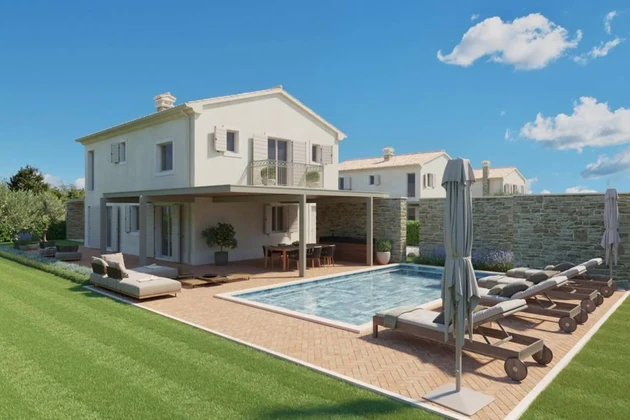Ville di lusso con piscina in vendita a Visinada in Croazia