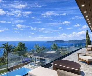 Opatija, Pobri, Luxus-Penthouse 127 m² mit Meerblick