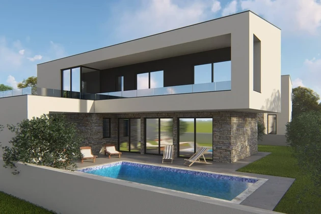 Ruhig gelegenes Haus mit Pool in Peruški zu verkaufen in Kroatien