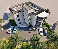 Trogir, Okrug Gornji, S5-ös apartman a második emeleten, 76 m²-es alapterülettel és tetőterasszal