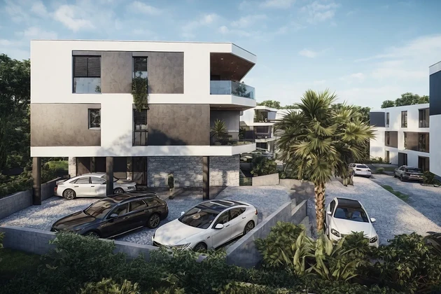 Pula, Istrie: Nový penthouse se 3 ložnicemi a terasou