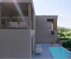 Four-bedroom apartment with pool for sale in Kostrena in Croatia