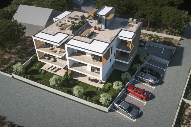 Vodice - Appartamento A3 al piano terra con giardino, a 800 m dalla spiaggia