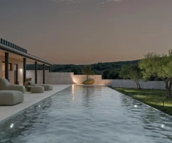 Istrie, Buje, Villa Moderne Premium avec Piscine et Vue Dégagée sur la Nature et la Mer