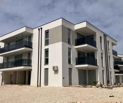 Istria, Ližnjan: Byt s výhľadom na more novostavba