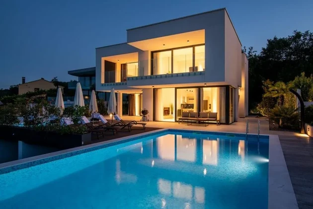 Villa bifamiliare con vista panoramica sul mare, Istria, Opatija