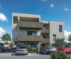 Superbe appartement avec jardin de 2 chambres à vendre à Brodarica