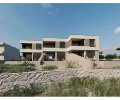 Luxury villa for sale with a pool and sea view in Croatia