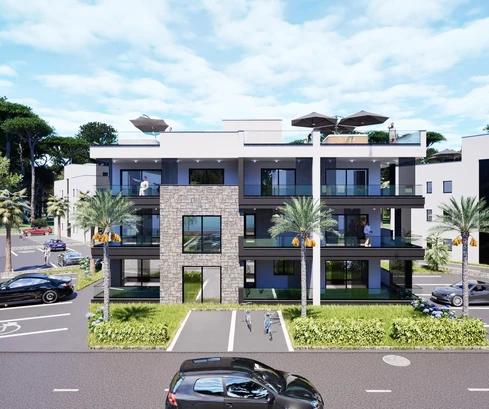 Zadar, Crvene kuće edificio moderno Nuova costruzione