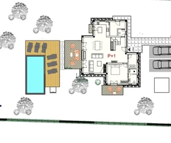 Detached house with pool for sale in Poreč in Croatia