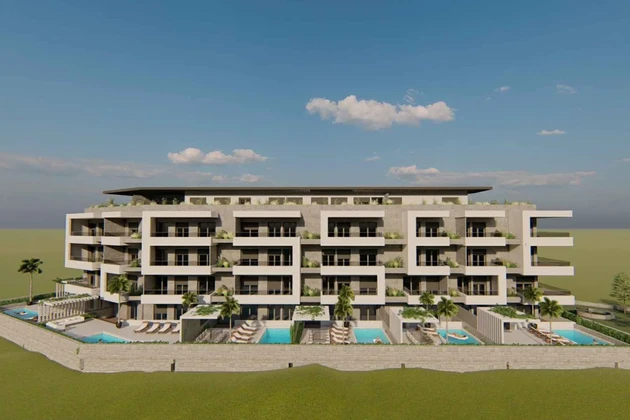 Apartamento dúplex con terrazas y piscina en venta en Split, Croacia