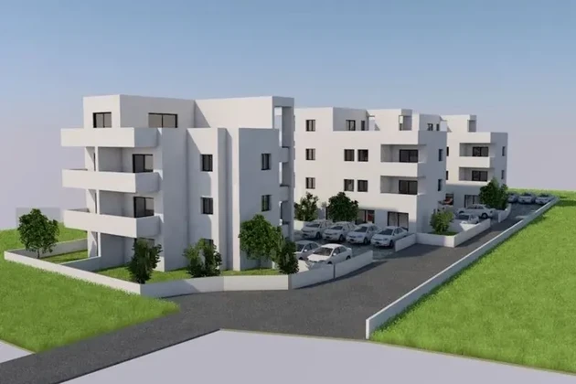Trogir, 2-bedroom apartment 53 m2, new building, 1st floor, view,