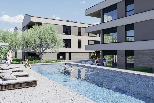 Istrie, Fažana : Appartement de luxe avec jardin et piscine
