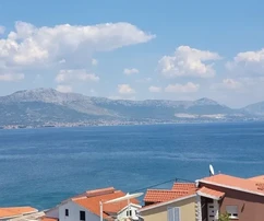 Trogir, Arbanija, nedokončený dům na 5 podlažích, 498 m2, výhled na moře