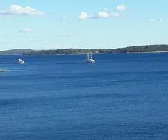 Marina, Vinišće, Baugrundstück 4590 m2, Aussicht