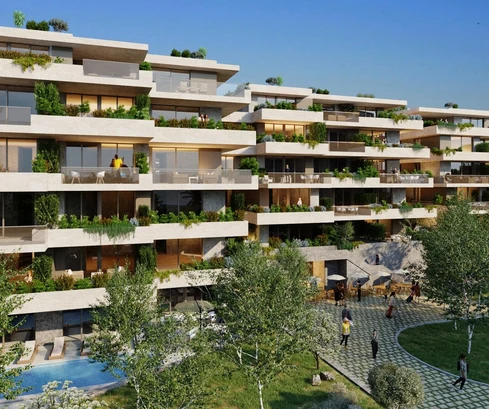 Appartamento di lusso con terrazze in vendita a Podstrana in Croazia