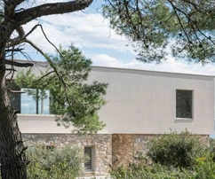 Šolta, villa moderna unica con vista aperta sul mare