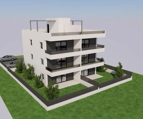 Seget D., appartement 2 pièces 84 m2, grande terrasse sur le toit, construction neuve, vue