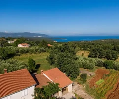 Istrie, úchvatný dům se 2 apartmány a výhledem na moře