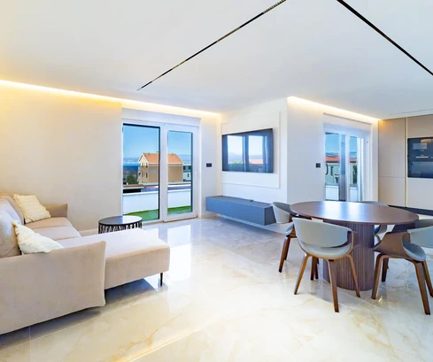 Luxury three-bedroom apartment for sale in Malinska new development in Croatia