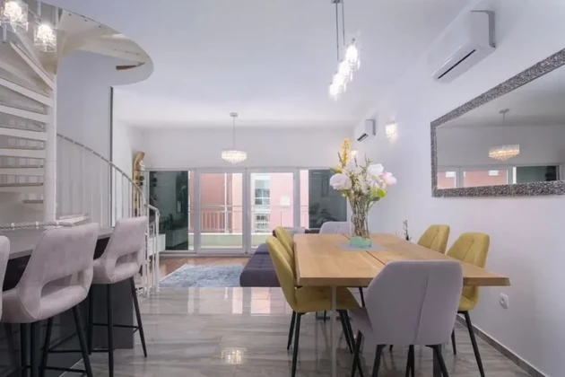 Čiovo, Okrug.G., two-bedroom, two-story apartment with a 20m2 garage and attic