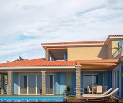 Maison en construction avec une belle vue dégagée, Istrie, Buje