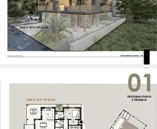 Apartamento en construcción Planta baja con piscina