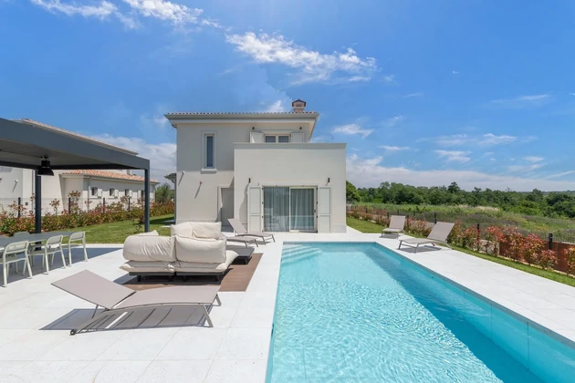 Luxus villa medencével, Isztria, Poreč