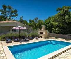 Labin, Kršan, wunderschönes Einfamilienhaus mit Pool auf einem großzügigen Grundstück von 4261 m², ruhige Lage